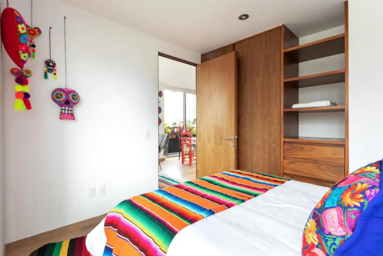 Departamento Mexicano En Polanco. Pool - Gym - Parking Mexico-stad Buitenkant foto
