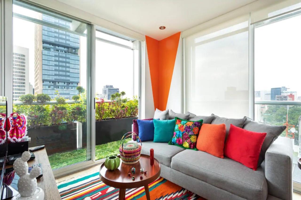 Departamento Mexicano En Polanco. Pool - Gym - Parking Mexico-stad Buitenkant foto