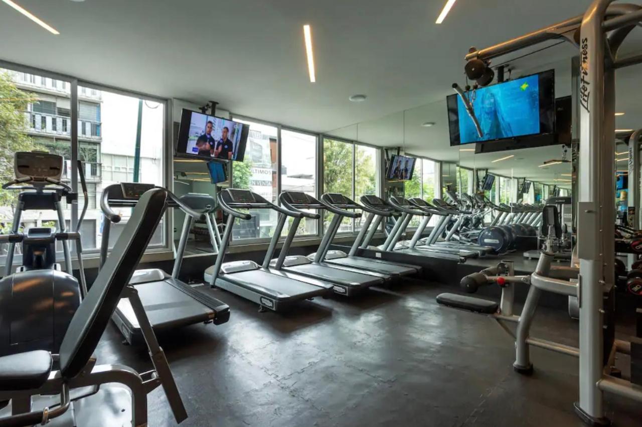 Departamento Mexicano En Polanco. Pool - Gym - Parking Mexico-stad Buitenkant foto