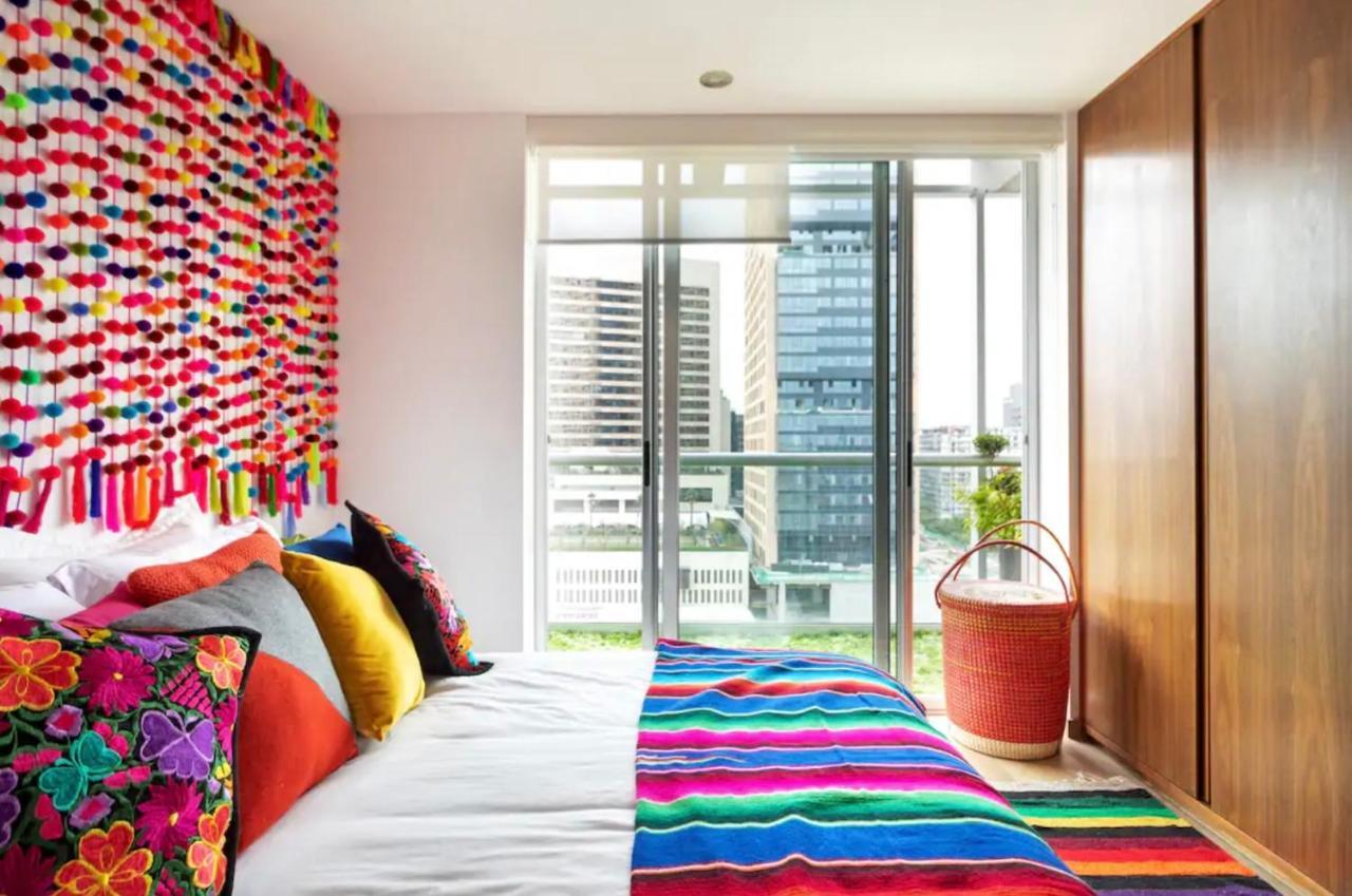 Departamento Mexicano En Polanco. Pool - Gym - Parking Mexico-stad Buitenkant foto